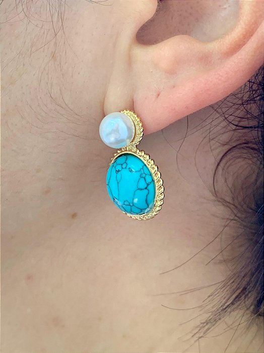 Brinco Medieval Pérola