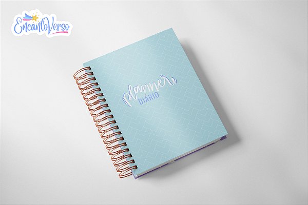 Planner Diário - Capa Azul