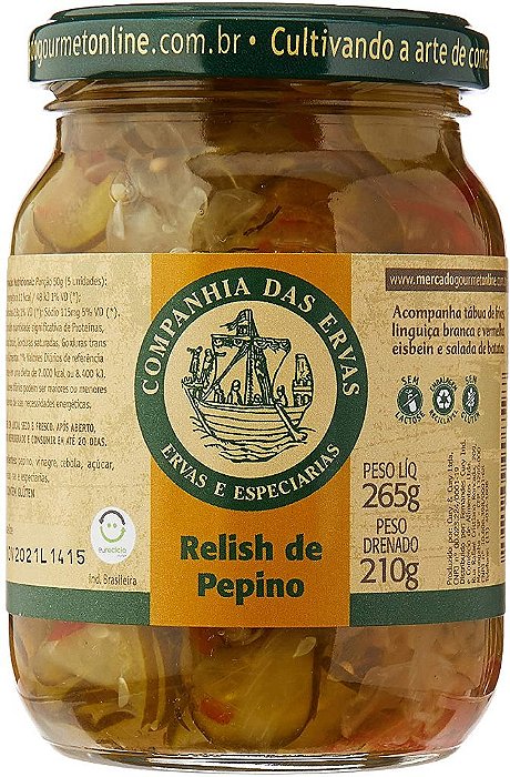 PEPINO EM CONSERVA