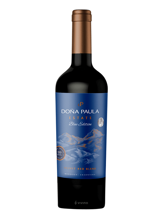 Vinho Doña Paula Estate Blue Edition Velvet Red Blend safra 2020