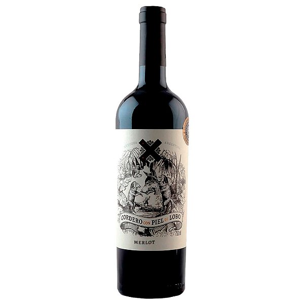 Vinho Cordero con Piel de Lobo Merlot