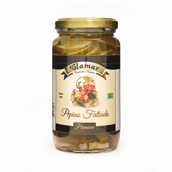 Pepino Fatiado Clamar 345g