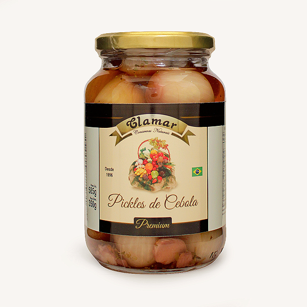 Pickles de Cebola Clamar 585g