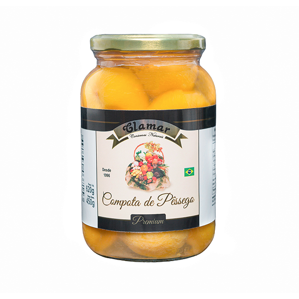 Compota de Pêssego Clamar 620g