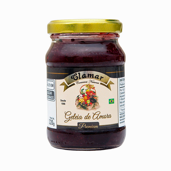 Geleia de Amora Clamar 220g