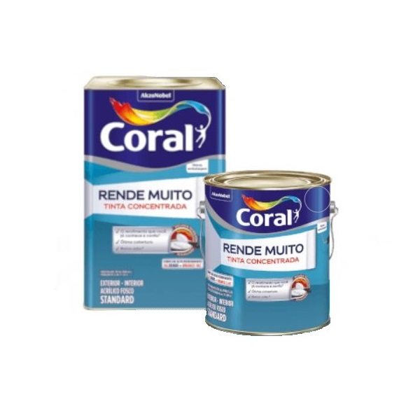 Tinta Acrílica Rende Muito Branco Neve Coral