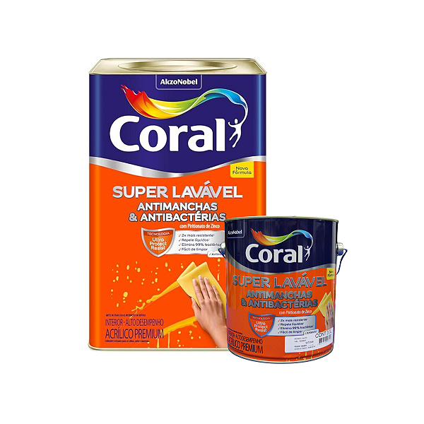 Coral Super Lavável Branco