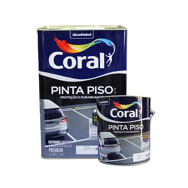Coral Pinta Piso Branco