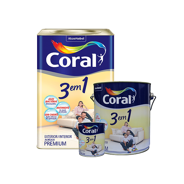 Coral 3 em 1 Branco
