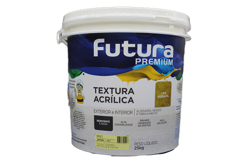 Textura Lisa Versátil Branca Futura 25Kg
