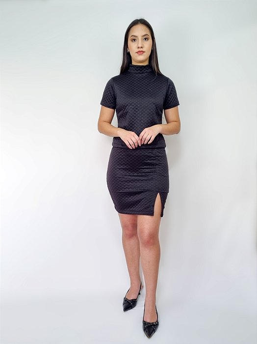 Conjunto Blusa e Saia Selma
