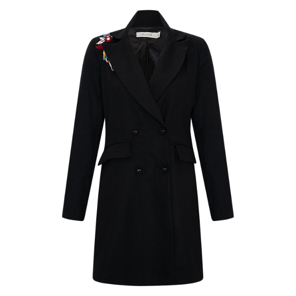 Vestido blazer Lua bordado
