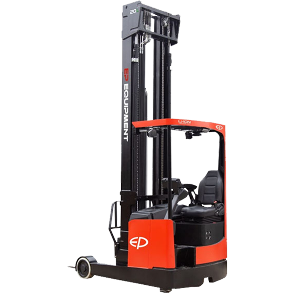 Empilhadeira Retrátil Lítio EP CQD 16 / 20 L - 1,6 / 2,0 tons, elevação até 12m