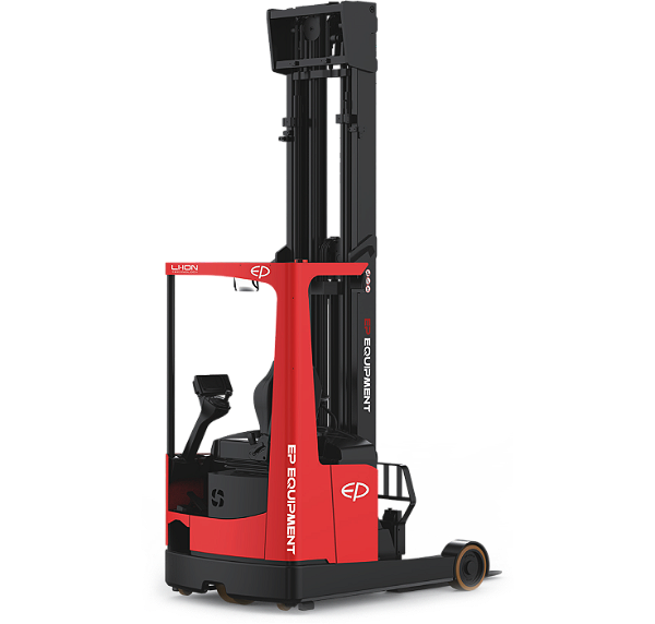 Empilhadeira Retrátil Lítio EP CQD 20LB - 2,0 tons, elevação até 12m