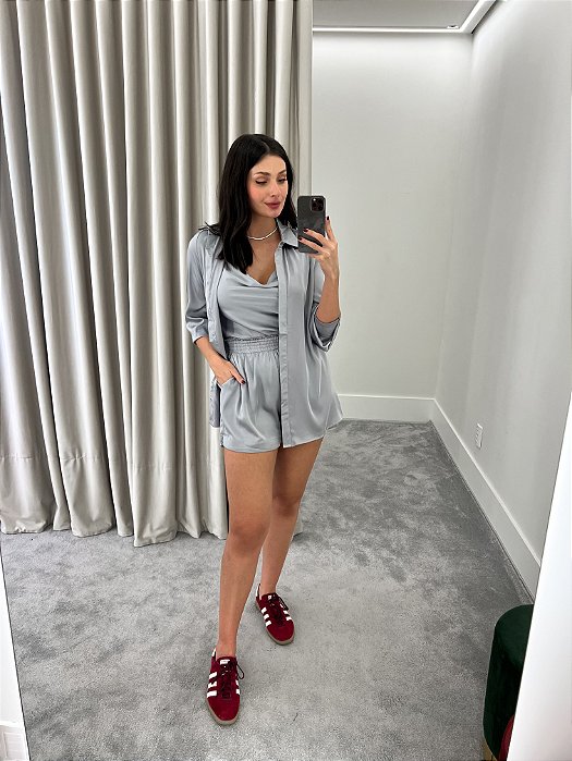 SHORTS DE CETIM