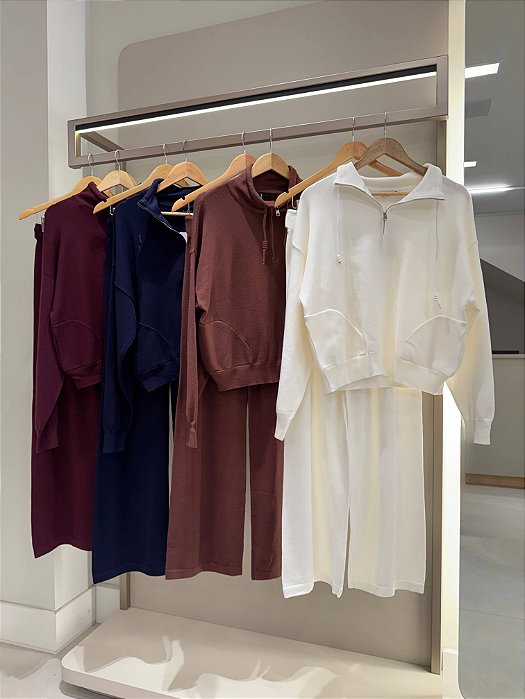 Conjunto Tricot Toque Cachemir Madalena