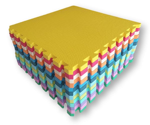 Kit 12 Tatames EVA 50x50x4cm 40mm