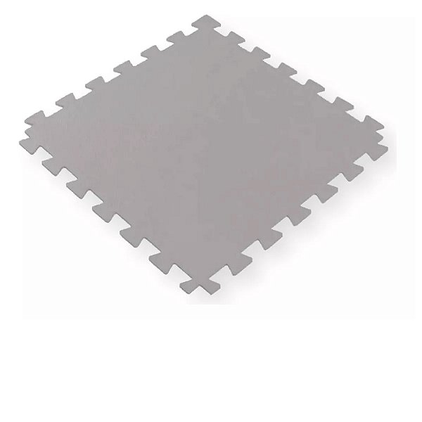 Tatame Tapete EVA 100x100x1cm 10mm Cinza Escuro