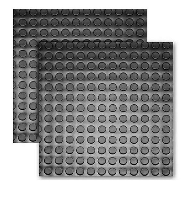 Kit 4 Piso Moeda Borracha Academia Antiderrapante 50x50cm