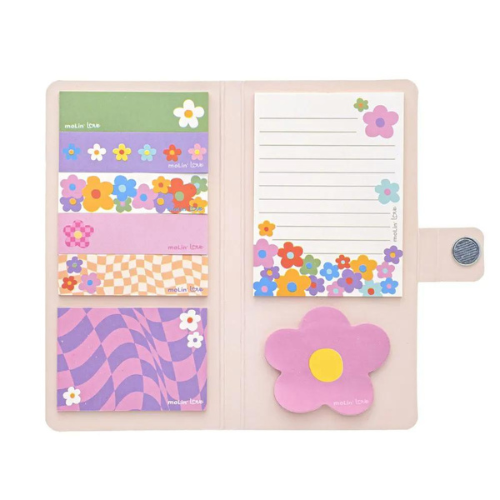 Caderneta de Notas Adesivas Love Daisy com 160 Notas - Molin