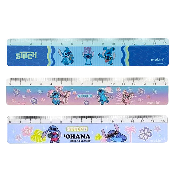 Régua 15cm  Stitch - Molin
