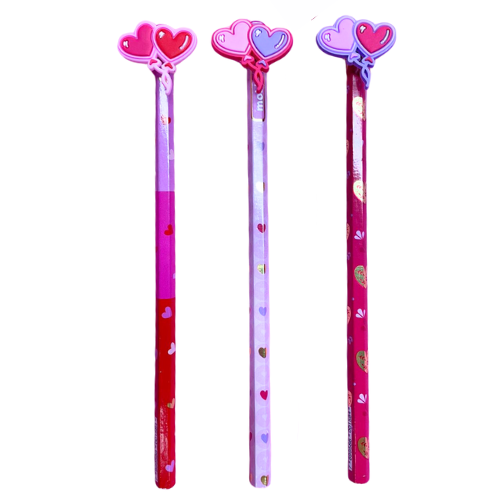Lápis HB com Top Love Heart Nova Coleção 2023 - Molin