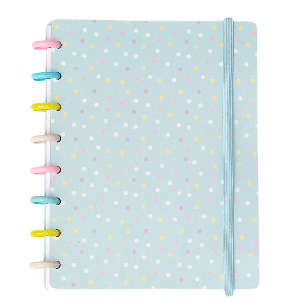 Planner de discos Não Datado Basic  A5 (8 Furos ) Docinho - Moreih Paper