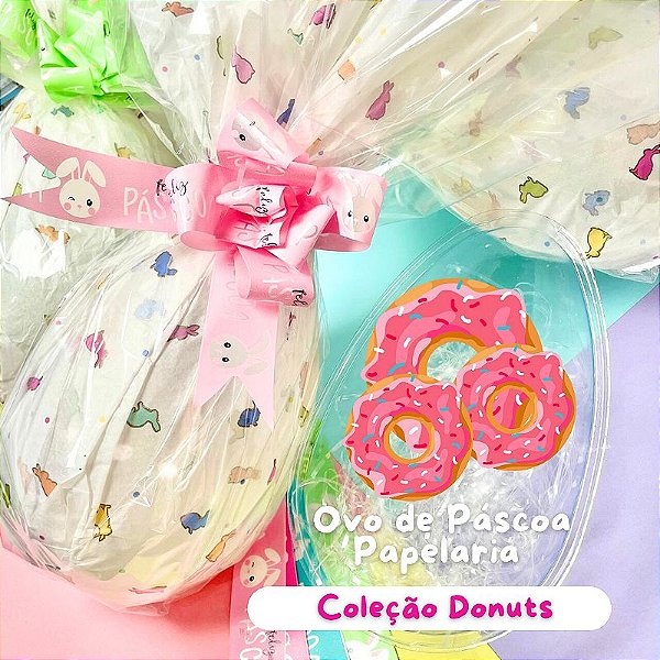 Ovo de Páscoa Supresa Papelaria - Donuts