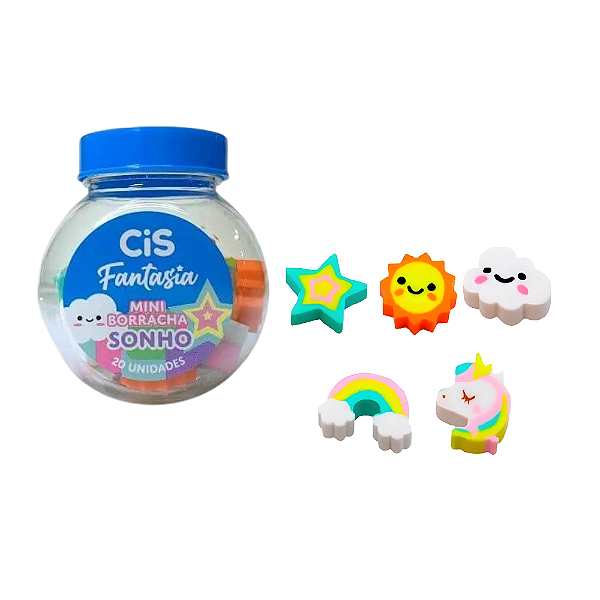 Borracha Fofa Mini Sonho 20 Unidade - CIS