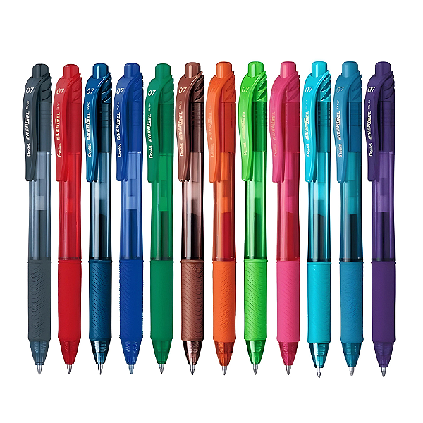 Caneta Gel Energel X Retrátil 0,7MM Pentel