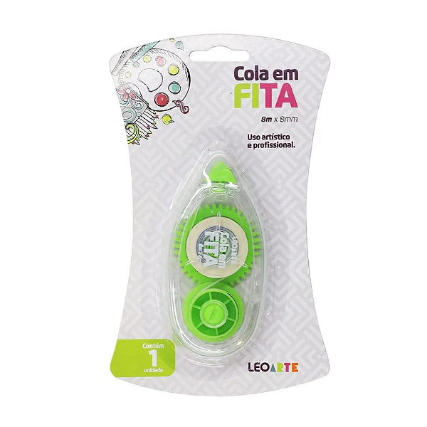 Cola em Fita 8mm x 8m - Leonora