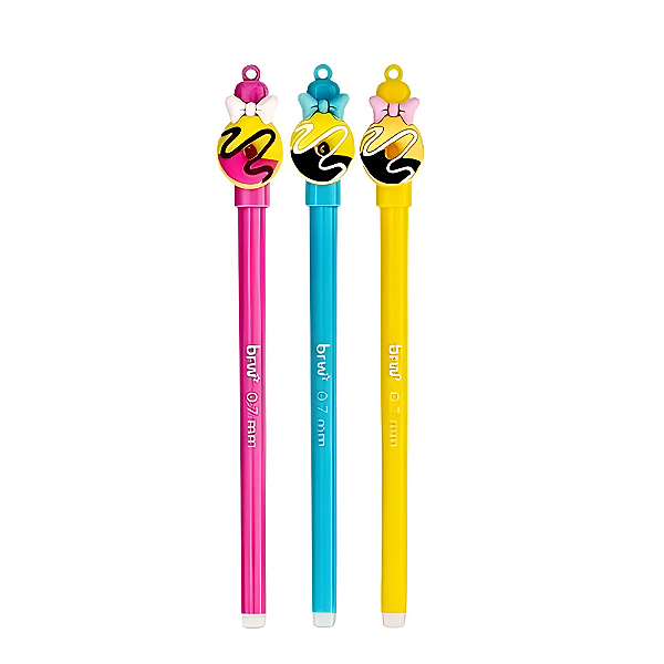 Caneta Gel Esferográfica Apagável 0.7mm Donuts - BRW