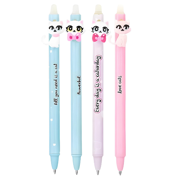 Caneta Gel Esferográfica Apagável 0.7mm Cat - BRW
