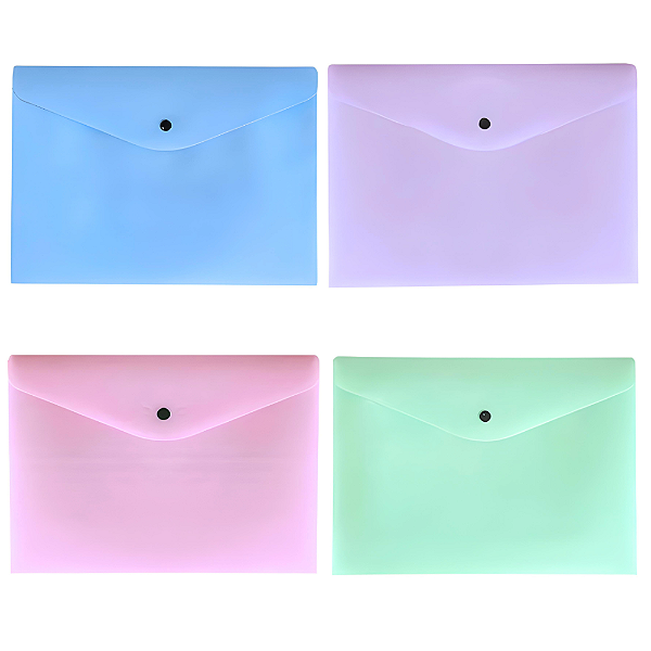 Envelope Com Botão A4 Serena Pastel - Dello