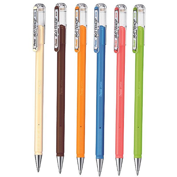 Caneta Gel  Mattehop 1.0mm NOVAS CORES - Pentel