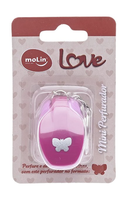Mini Perfurador Love Borboleta - Molin
