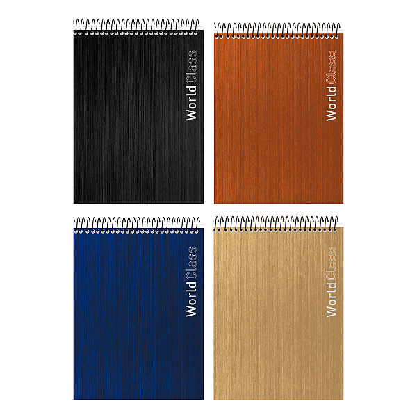 Caderno Espiral Vertical Word Class para Canhotos 80 Fls 56g - Animativa