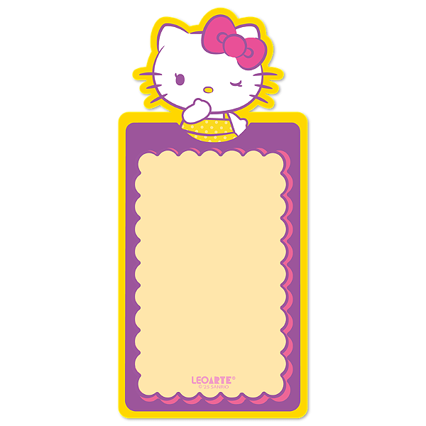 Bloco Adesivo Envelope Hello Kitty 20 Folhas - Leonora