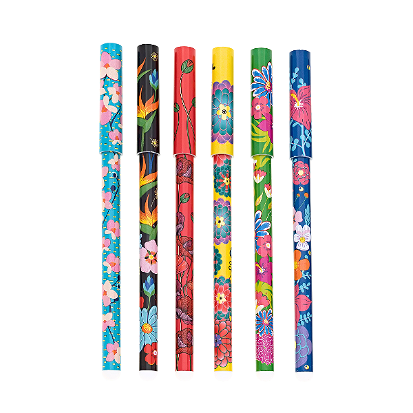 Caneta Esferográfica Love Flowers Select 1.0mm - Molin