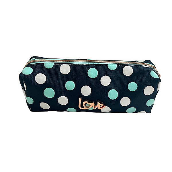Estojo Retangular Love Green Dots - Molin