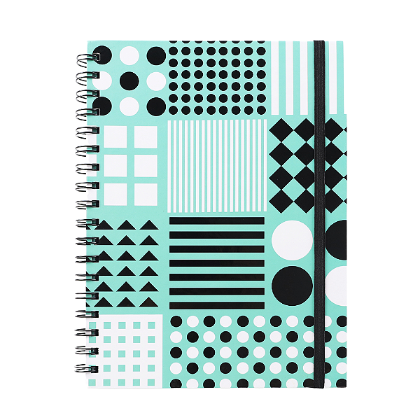 Caderno Colegial Argolado Green Dots Capa Dura 80fls – Molin