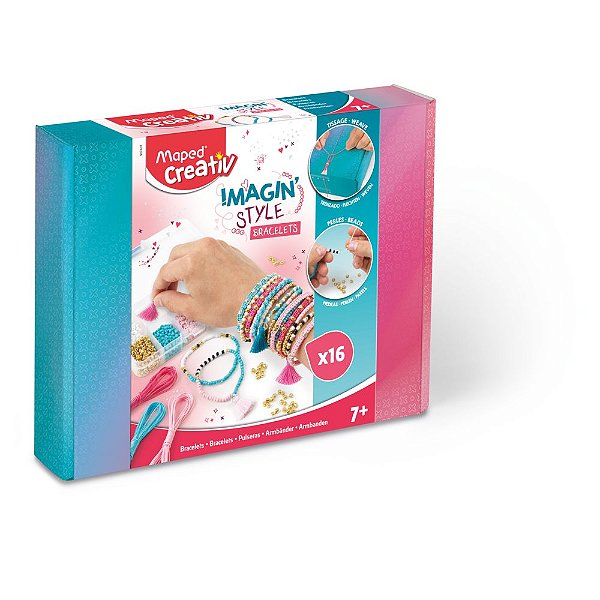 Fábrica de Pulseiras IMAGINSTYLE Kit de Bijoux  - Maped