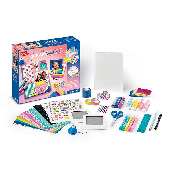 Super Kit de Scrapbook com 50 Acessórios - Maped