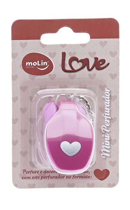 Mini Perfurador Love Heart - Molin
