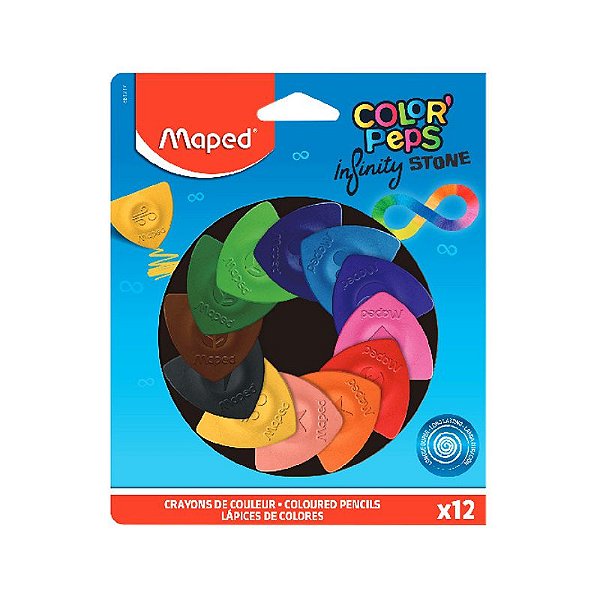 Lápis De Cor Color’peps Infinity Stone 12 Cores – Maped