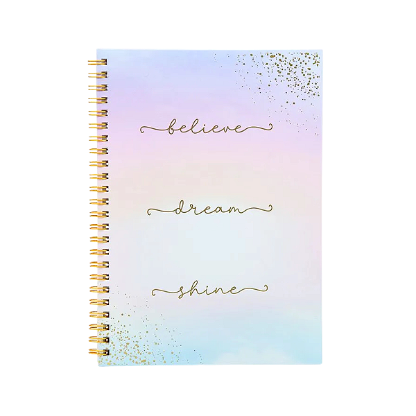 Caderno Capa Dura Pautado 150x210mm Dreams 80 Fls - BRW