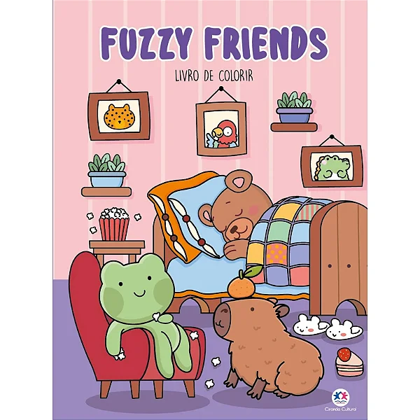 Livro para Colorir Fuzzy Friends - Ciranda Cultural