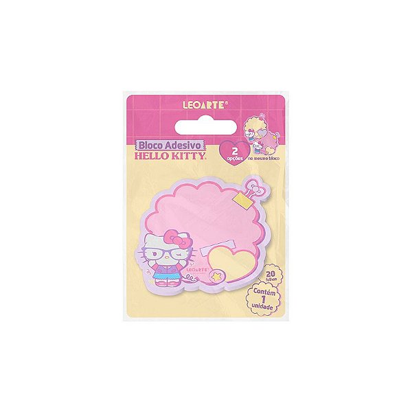 Bloco Adesivo Hello Kitty 20 Folhas - Leonora
