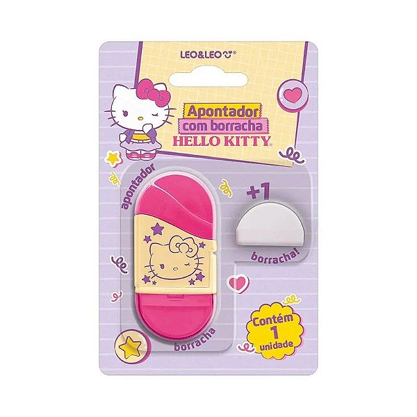 Apontador com Borracha Hello Kitty  - Leo&Leo