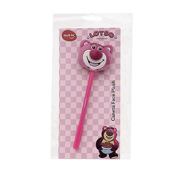 Caneta Face Plush LOTSO 0,7mm (Escrita Azul) - Molin